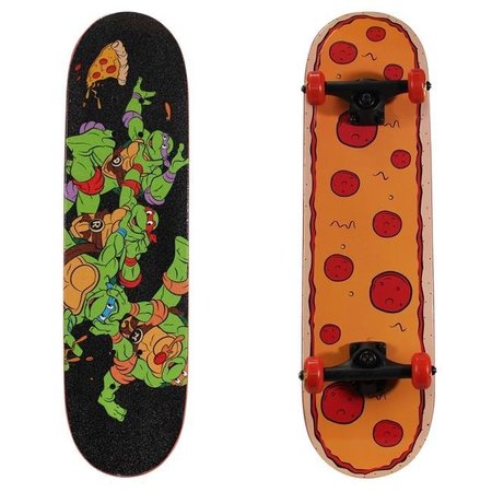 PLAY WHEELS Play Wheels 166839 28 in. Teenage Mutant Ninja Turtles Skateboard - Radical Pizza 166839